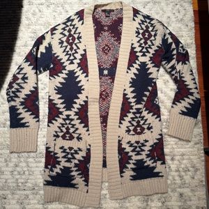 Forever 21 Aztec Sweater Small